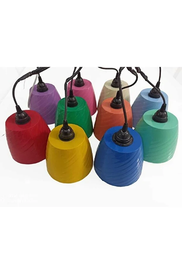 10 Adet Ağaç Feneri Avize